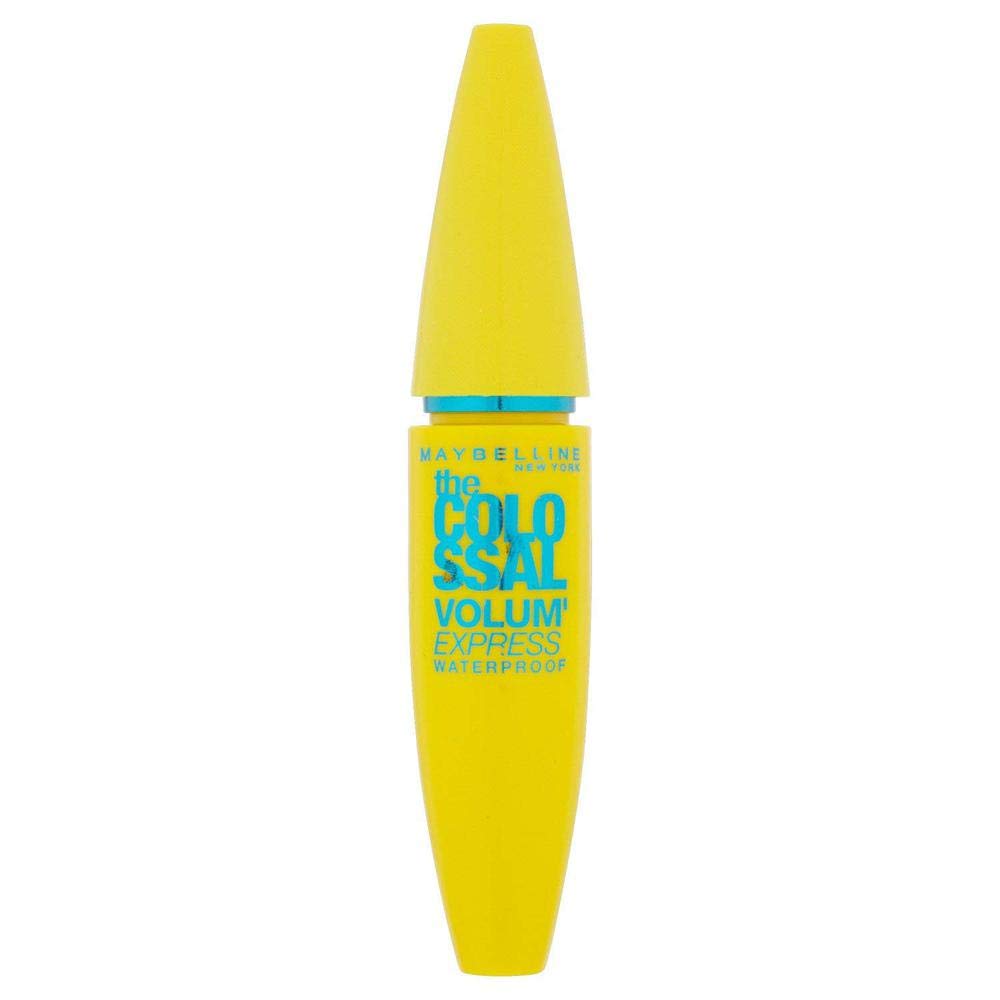 Maybelline New York Colossal Kajal, Super Black, 0.35g And Maybelline New York Volume Express Colossal Masacara, Waterproof, Black, 10 ml