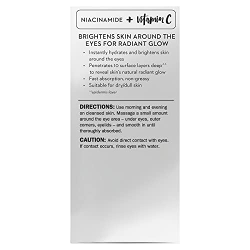 olay eye cream | Reduces Dark Circle, Wrinkles and Puffiness | With Peptides and Niacinamide | Normal, Oily, Dry & Combination Skin l Paraben & Sulphate free | 15ml (Vitamin c)