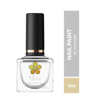 Olivia Nail Paint for Glossy Finish - 5ml (5 Top Coat)