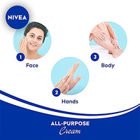 NIVEA Soft, Light Moisturizing Cream, 200ml + Veet Full Body Waxing Kit - Sensitive Skin (20 strips)