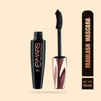 MARS Fabulash Volumising Mascara | Up to 18 Hours Stay | Waterproof with Intense Jet Black Color (12ml) (Pack of 3)