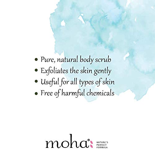 moha: Scrub Soap For Soft, Hydrate & Nourished Skin, Face With Walnut, Almond Oil & Honey Unisex Bathing Bar - 100gm (Pack of 3)