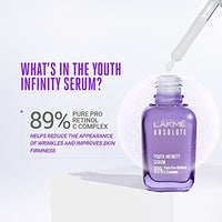Lakmé Absolute Youth Infinity Skin Sculpting Face Serum with Niacinamide, Collagen Booster and Vitamin A for Anti-Ageing, Bright & firm Skin,30ml, (23049)