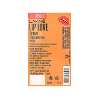 Lakmé Lip Love Chapstick Lip Balm, Caramel, 4.5g & Lip Love Chapstick Lip Balm, Apricot, 4.5g
