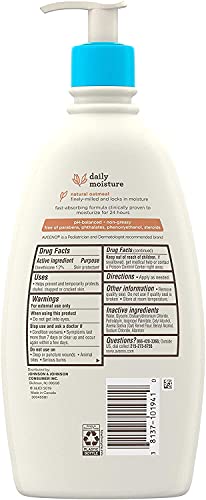 Aveeno Baby Daily Moisture Lotion For Delicate Skin Fragrance Free, 18 Oz