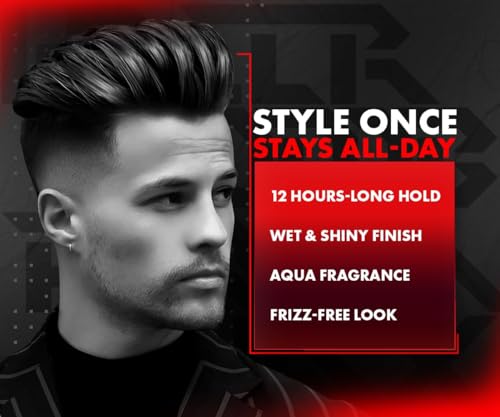 Urbangabru Hair Comb Aqua Wax - The Devil Edition - 260 ML & Nose Strips + BHA Serum - Men's Grooming Combo Kit