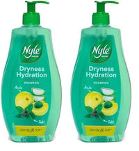 Nyle Naturals Dryness Hydration Shampoo| For Dry & Frizz Free Hair | With Tulsi, Amla and Aloe Vera|Gentle & Soft Shampoo | For Men & Women | 800ml (Pack of 2)