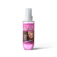 Livon Shake & Spray Serum for on-the-go hair | Provides instant shine, frizz control & damage protection | Spray serum for women & men | With Vitamin E & Argan Oil | 50ml