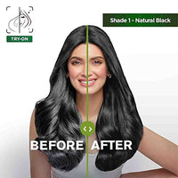 Garnier, Hair Colouring Creme, Long-lasting Colour, Smoothness & Shine, Color Naturals, Shade: 1 Natural Black, 70ml + 60g (Pack of 2)
