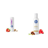 The Moms Co. Natural Lip Balm I Shea & Cocoa Butter(5gm) (Fruit). Natural Stretch Oil to Reduces stretch marks for women| Australia-Certified Toxin-Free Stretch Mark Oil- 100 ml