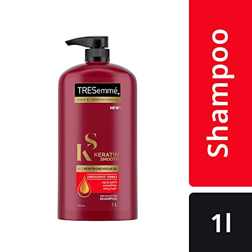 Tresemme Keratin Smooth Shampoo,With Keratin And Argan Oil For Straighter, And Shinier Hair, 1 Ltr and Tresemme Hair Fall Defense Conditioner, With Keratin Protein, Prevents Hair Fall, 190 ml