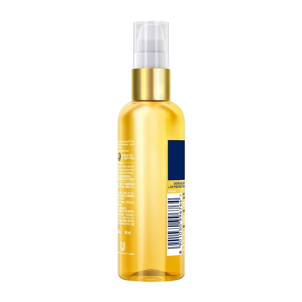 Dove All Day Nourish + UV Protect Hair Serum For All Hair Types With Bio Protein Care 48ml