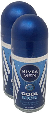 Nivea Unisex Spencer'S Combo - Fresh Roll On Deodorant Cool Kick, 50Ml (Pack Of 2) Promo Pack