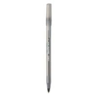 BIC Round Stic Xtra Precision Ball Point Pen, Black, 12 Pack 1 Count (Pack of 1)