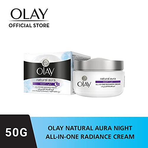 Olay Natural White Night All In One Fairness Cream With Mulberry Extract, 50 g