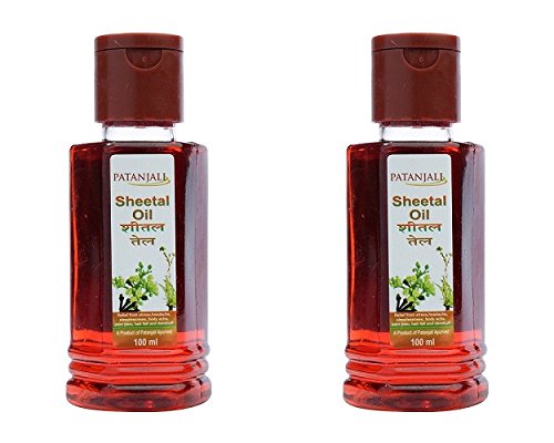 Patanjali Sheetal Hair Oil100ml pack 2
