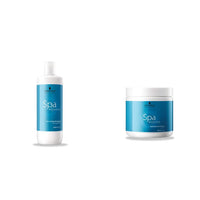Schwarzkopf Professional Spa Essence VALUE COMBO - Nourishing Shampoo1000 Ml + Hydrating Cream Hair Mask 500ml | DIY Hair Spa