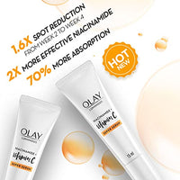 Olay Vitamin C Face Mini Serum with Niacinamide l Dark Spot Reduction l Even Glow & Smooth Texture l Normal, Oily, Dry & Combination Skin l Parabens & Sulphate-free l 15ml