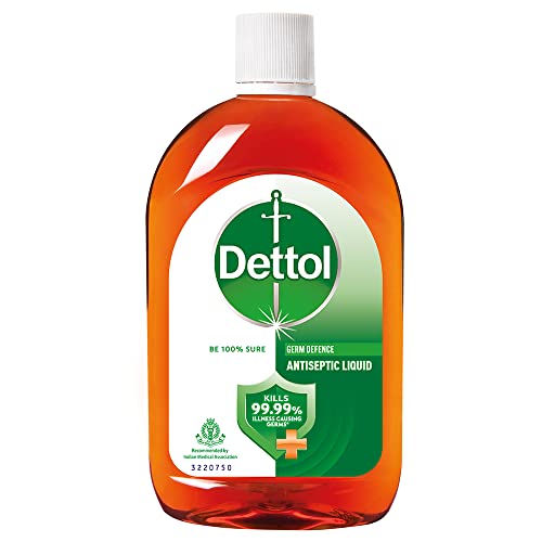 Dettol Antiseptic Liquid for First Aid, Surface Disinfection and Personal Hygiene, 550ml (Pack of 6)