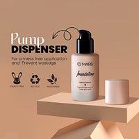 MARS Long Lasting Crayon Lipstick up to 12 Hours Stay (3.5 gm) (12-I Am Fierce) High Coverage Liquid Foundation | Blemish Free & Blendable Foundation for Makeup (40ml) (SHADE-6.5)