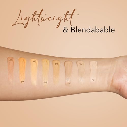 Mary Jo K Photo Face Foundation, 24H Coverage, Pure Brightening Serum, 30ml, Shade 04