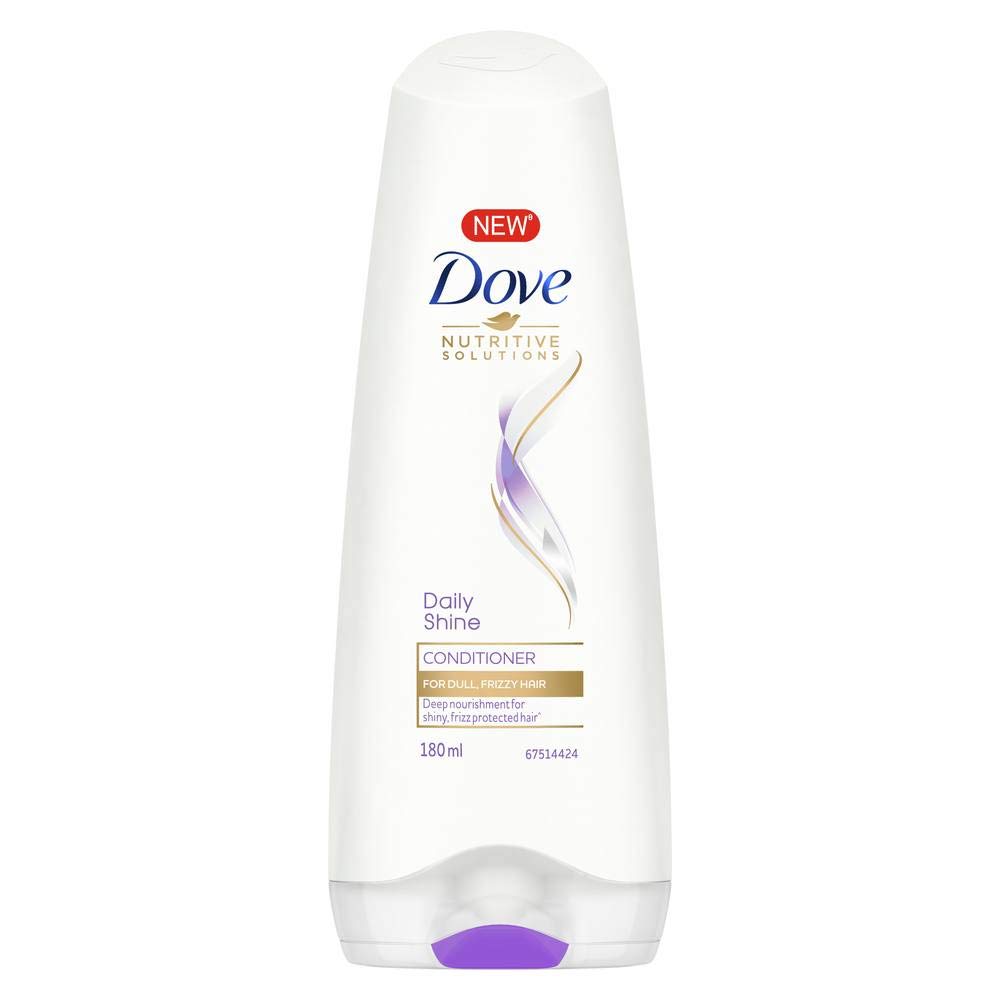 TRESemme Smooth and Shine Shampoo, 580ml And Dove Daily Shine Conditioner, 180ml