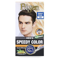 Bigen Bigen Men's  Speedy Hair Color Natural Brown 40gm+40gm -104, 80g, (Model: 104.0)