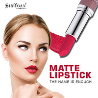 Shryoan Dance Youth Colour Matte Lipstick | 24hr Long Lasting, Velvet Texture, Matte Finish, Easy to Glide and Easy to Use (3.8g) (Shade-18)