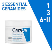 CeraVe Moisturizing Cream For Dry To Very Dry Skin (340gm) - Formulated with 3 Essential Ceramides And Hyaluronic Acid | Non-Comedogenic Moisturizer For Face and Body