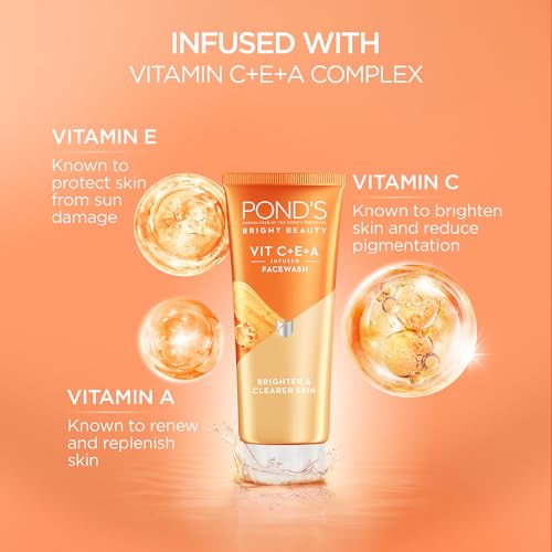 POND'S Bright Beauty Vit C+E+A Gel Face Wash 100ml