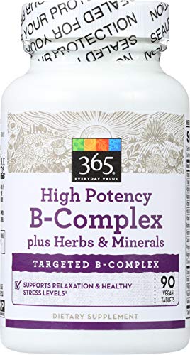 365 Everyday Value, High Potency B-Complex, 90 ct
