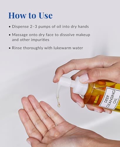 DHC Beauty Deep Cleansing Oil (200), with Olives, Removes Makeup And Impurities, Cleansing Oil/Makeup Remover for Soft & Glowing Skin