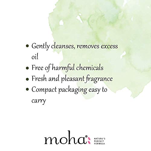 moha: Herbal Face Wash 200 ML X 1 | Face Wash With Goodness Of Neem, Aleovera, Cucumber, Rose & Yashtimadhu Which Keep Skin Healthy, Soft & Glowing, For All Skin Type