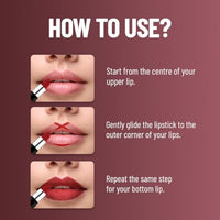 Swiss Beauty Pure Matte Creamy Lipstick | Non-drying, Highly pigmented Lipstick | Shade- Café Mocha, 3.8gm|