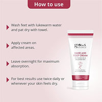 Globus Naturals Nourishing Hand & Foot Cream, Enriched with Rose & Anantmool, For Nourished, Moisturised Hands & Feet, Suitable for All Skin Types 100 gms (Pack of 5)