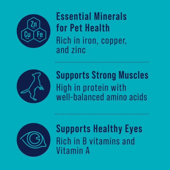 Stewart Freeze Dried Dog Treats, Chicken Liver, Grain Free & Gluten Free, 3 Ounce Resealable Tub, Single Ingredient, Made in USA, Dog Training Treats