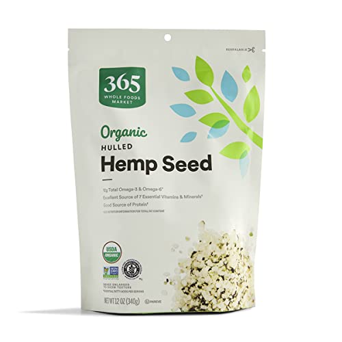 365 Hemp Seed Organic, 12 Ounce