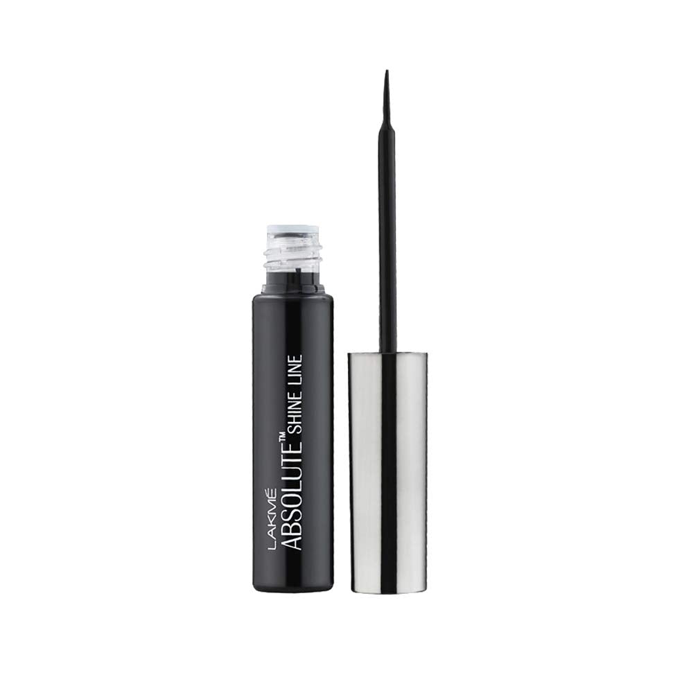 Lakmé Absolute Glossy Shine Liquid Eye Liner, Black, 4.5Ml And Lakmé Absolute Shine Line Eye Liner, Sparkling Olive, 4.5 Ml