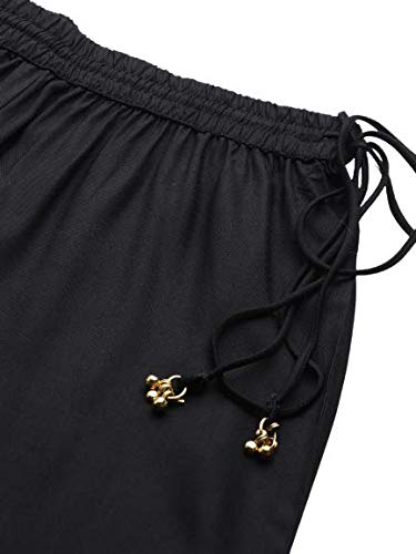 Yash Gallery Women's  Rayon Flared Solid Sharara for Women