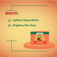 NATURES ESSENCE De-Pigmentation Papaya Soap | Soap For Bath, 225Gm, Pack Of 3