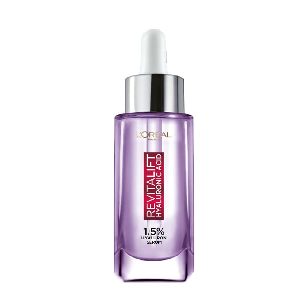 L'Oréal Paris Revitalift 1.5% Hyaluronic Acid Face Serum, 15 ml & L'Oreal Paris Dream Lengths Shampoo, 396 ml (HESDL360-00)