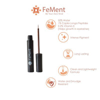 FeMent Clean Beauty Aqua Eye Liner, Intense Pigment, Long Lasting, Clean & Lightweight, Water & Smudge Resistant (Rustic (BROWN))