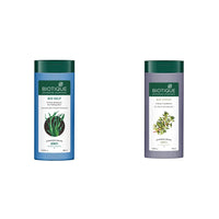 Biotique Bio Kelp Protein Shampoo for Falling Hair Intensive Hair Regrowth Treatment, 180ml & Biotique Bio Thyme Volume Conditioner for Fine and Thinning Hair, 180ml