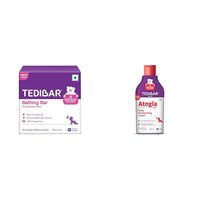 Tedibar Moisturising Baby Bathing Bar 75g + Atogla Baby Lotion 200ml - By Torrent Pharma