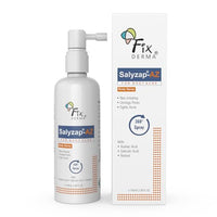 FIXDERMA Salyzap-Az 2% Salicylic Acid + 2% Azelaic Acid Body Acne Treatment Unscented Spray For Acne On Body Parts Like Back, Upper Arms | Paraben Free | Unclog Pores - 100Ml