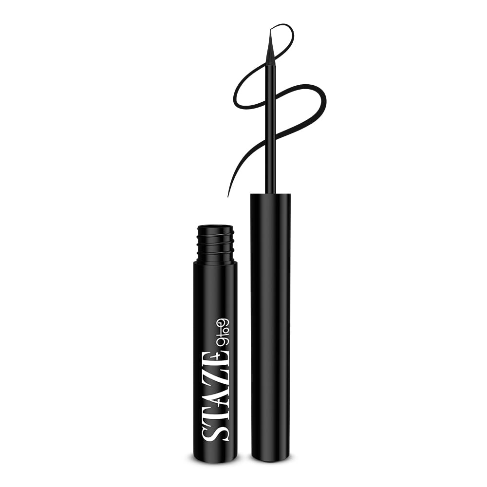Staze 9to9 All Eyes & Lips On You Trio | Kajal + 3 In 1 Lipstick (Truffle Blush) + Liner Makeup Combo |12 Hrs Long Lasting Transfer-proof | Non-drying Formula with Intense Color Payoff | Lightweight & Comfortable | 4.1 g