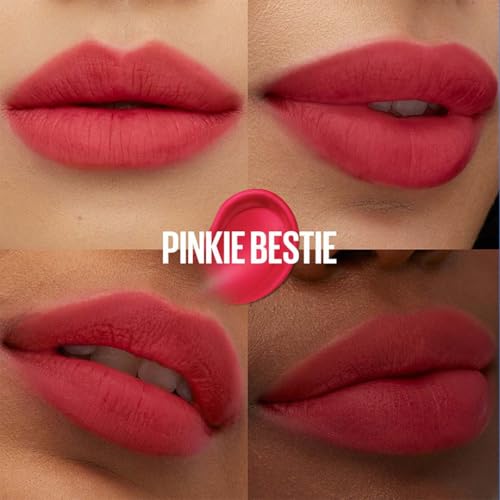 Maybelline New York Super Stay Teddy Tint - Lip and Cheek Color, Pinkie Bestie, 5ml |Teddy Soft Matte up to 12Hr |Multi Use |Comfortable Long wear formula |Buildable |Natural flushed look in one swipe