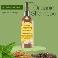 AV Herbal International Hair Dye Shampoo | Natural Black Hair Color | 3-in-1 Color, Cleanse & Nourish | 300ml (1)