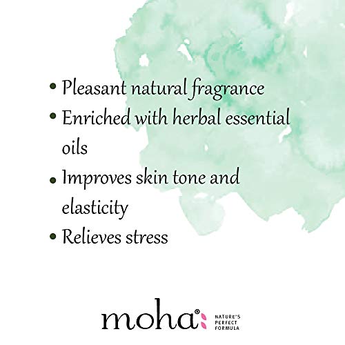 moha: Rejuvenating Massage Oil with Jojoba Oil, Almond Oil and Olive Oil For De-stresses and Tones the Skin -100ml (Pack of 1)