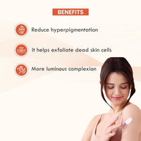 Kozicare Cream Papaya Body Lotion For All Skin Types | Shea Butter Body Lotion, Niacinamide & Kojic Acid Body Lotion | Reduce Dryness & Flakiness | Soft, Supple & Moisturize Skin - 200 Ml